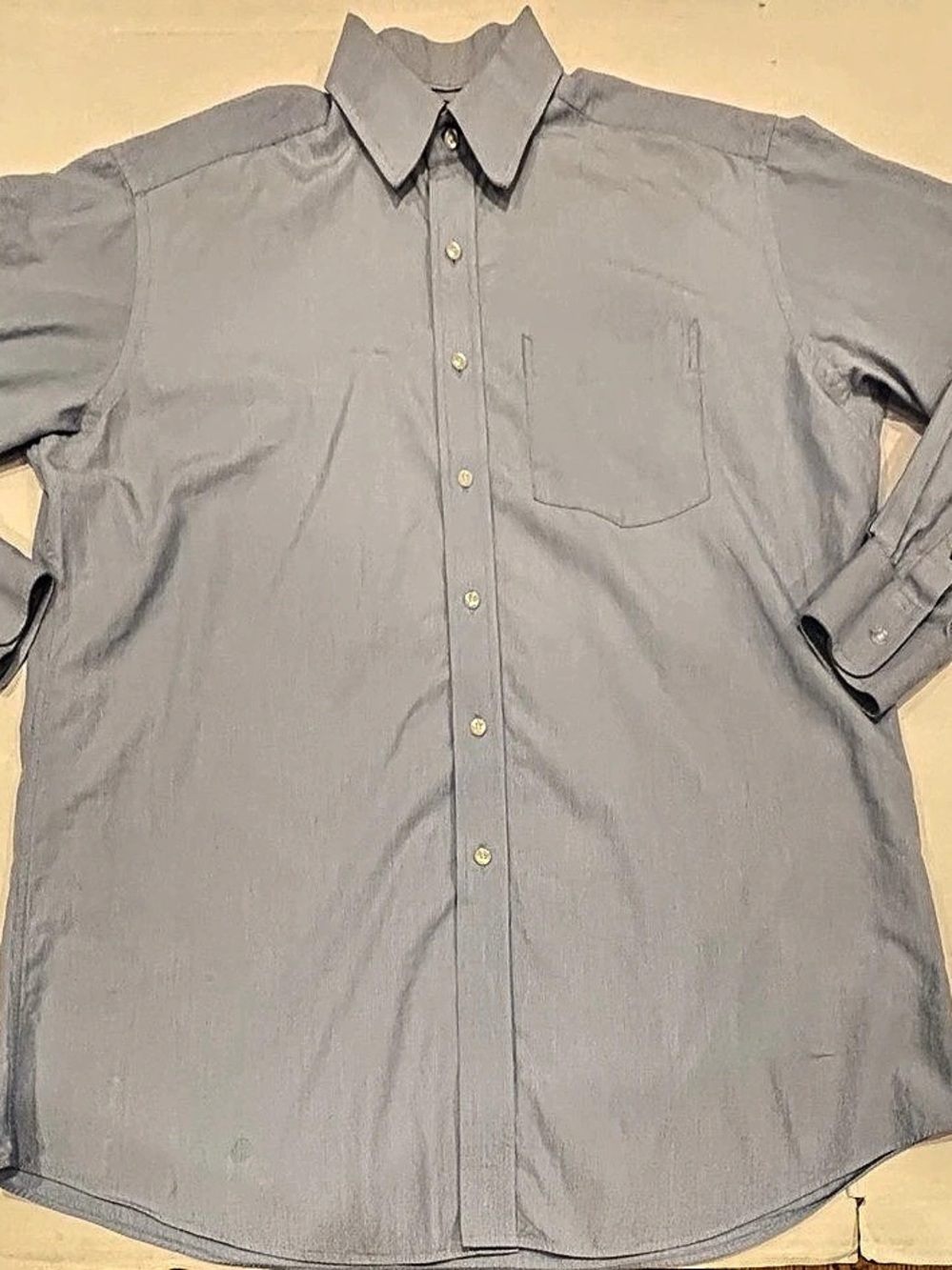 Tommy Hilfiger Ithaca Button-Down Dress Shirt Men's Blue Medium